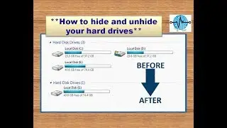 How to hide and unhide your drives |USING CMD|