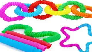 Playing Pop tubes | DIY Creation and Crunchy POPs | Creating ASMR Crunchy POPs TUBES | Video 162