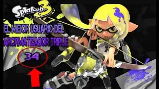 splatoon 3 el mejor usuario del Arcromatizador triples -Sorako SKEP  el mayor r&eacute;cord de kills