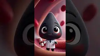 🌑💧 Meet Dr. Black Seed! 😄 | Cute 3D Cartoon Supports Sugar Balance #viral #shorts