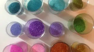 make your own embossing powder colors.