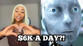 Tik Tok Streamer Makes $6k a Day Acting Like A.I.