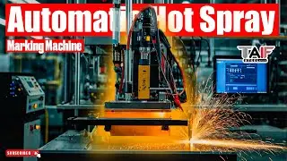 Automatic Hot Spray Marking Machine || 3-D Explanation || Taif Steel
