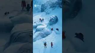 Ученые нашли огромного человека в заснеженных горах