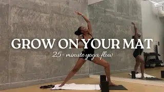 Grow on Your Mat With Me | 25-Minute Heart-Led Yoga Flow