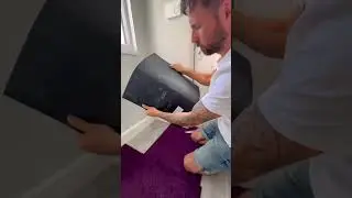 How To Cut Carpet Tiles Like A Pro #how #howto #doityourself #homeimprovement #diy #shorts #hack