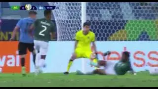 Maxi G&oacute;mez missed the easiest goal of his career ( Bolivia - Uruguay) Copa America 2021