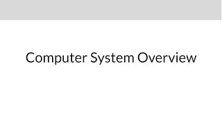 Python Series 0-1 #1 Computer System Overview