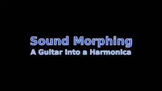 Sound Morphing Demonstration
