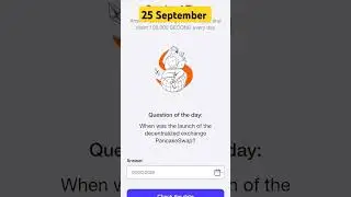 Time Farm Today Answer 25 September 2024 #timefarm #crypto #mining