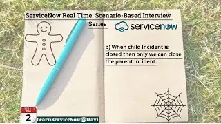 (Day 2) ServiceNow Scenario-Based Interview Questions | Close Parent Incident upon Child Closure"