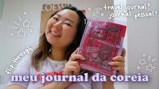 flip through pelo journal da coreia do sul! todas as páginas do meu diário pessoal | daniela kang