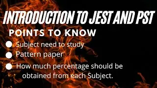 Introduction of JST and PST test pattern part 1