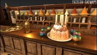 A Happy Birthday (to me!) free map - Hot Cross Buns Bakery 14x16 map walkthrough (Dungeon Alchemist)