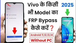ALL Vivo FRP Bypass 2025 : Settings Not Opening | Vivo FRP Bypass Android 14/15 Without PC | Unlock