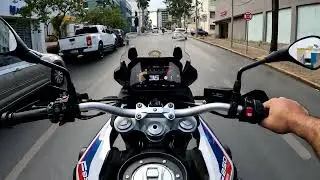 F850GS Subindo a Getulio Chegando na Pra&ccedil;a Popular em Cuiaba-MT