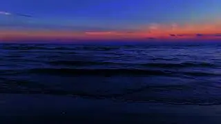 Night Ocean Sleep Background Sound | Relaxing Ocean Waves