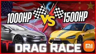 Has the Tesla Model S Plaid met it's match? | Xiaomi SU7 Ultra Drag Race