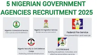 Civil defence Corps, Nigeria immigration,Nigerian correctional service, recruitment 2025