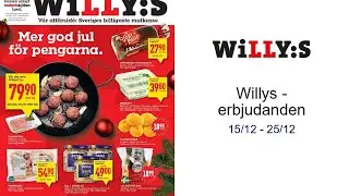Willys - erbjudanden 15/12 - 25/12