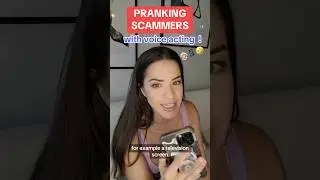 Siri impression: Trolling SCAMMERS with voicing acting !! #funny  #irlrosie