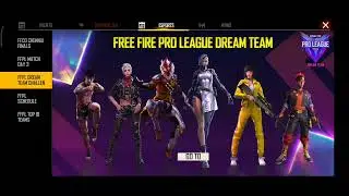free fire pro league dream team