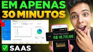 CRIEI UM NEGÓCIO DIGITAL EM 30 MINUTOS COM IA - (Dinheiro online)
