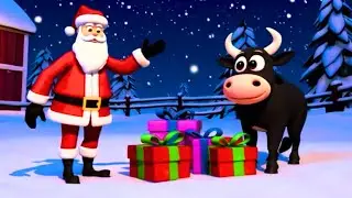 Papai Noel Visita o Boi da Cara Preta na Fazendinha | Jingle Bell | Boi Boi Boi Can&ccedil;&atilde;o De Ninar