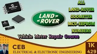 All LAND ROVER odometer eeprom & mcu numbers | LAND ROVER mileage correction