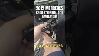 2012 Mercedes C300 Bad Steering Lock - Replaced With an Emulator!