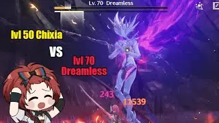 lvl 70 Dreamless (vs)  lvl 50 Chixia Damage test!!