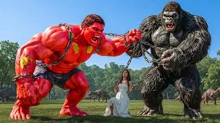 King Kong vs. Red Hulk: The confrontation begins on a military cargo plane ( Part 6 )
