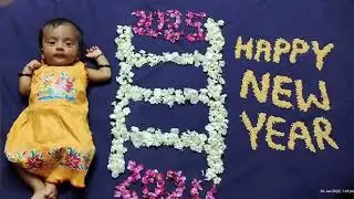 ❤ New year theme decoration for my baby last year 🎊#cutebaby#video#youtubevideos#cutebaby#trending