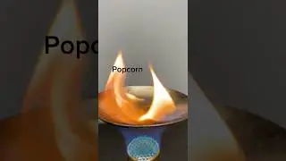 1000C Hot Spoon vs Popcorn #asmr #experiment #science #satisfying #popcorn
