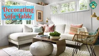 How to Decorate a Sofa Table Behind a Couch? Behind Couch Sofa Table D&eacute;cor Ideas