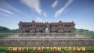 Minecraft - Wood/Stonebrick Themed Small Faction Spawn [1.7 - 1.12] [Download + Schematic]