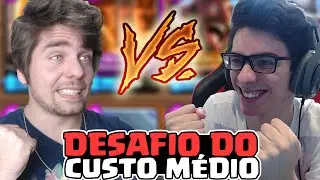 DESAFIO DO CUSTO M&Eacute;DIO DE ELIXIR COM VICTOR MOLIZANE :: CLASH ROYALE