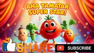Aha Tamatar! 🍅 Fun Veggie Song | Hindi Cartoon Rhyme for Kids