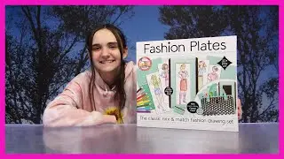 Fashion Plates Classic Fashion DIY Art Set!