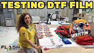 TESTING THE BEST DTF FILM IN THE WORLD! AT HOUSTON DTF TRANSFERS #dtf #houston