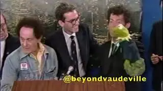Chris Deola & Bernard Charval at Beyond Vaudeville NYC Public Access Awards 1986