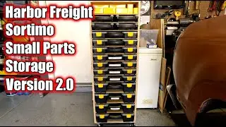 Контейнер для хранения мелких деталей Harbor Freight Sortimo, органайзер для ящиков &mdash; сборка за о...