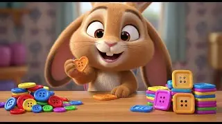 The Bunny Who Collected Buttons | Best Nursery Rhymes and Kids Songs Collection