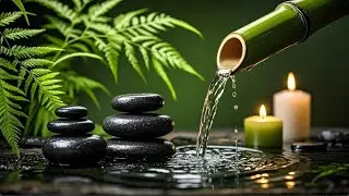 Bamboo Water Fountain 🌿 Natural Sounds for Deep Sleep & Meditation