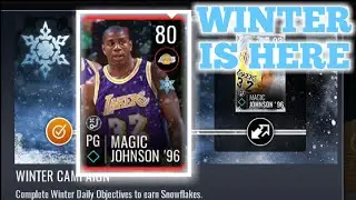 80 Overall Magic Johnson And Winter Promo NBA Live Mobile 19