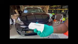 Tesla model y gets Cquartz uk ceramic coating from 510 mobile detail
