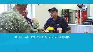 Veterans Free Meal