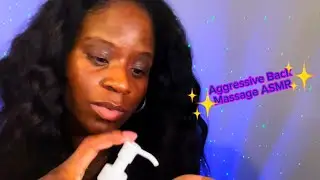 ASMR ~ FAST & AGGRESSIVE BACK AND SHOULDER MASSAGE ( Personal Attention)🤯