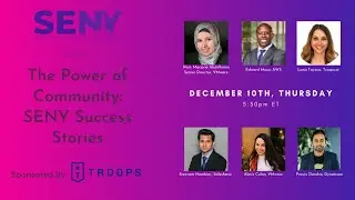 SENY Virtual Event: The Power of Community - SENY Success Stories