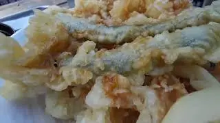 Giant Tempura Prawns + Giant Tempura Scallops - Chef's Hall - Financial District Toronto